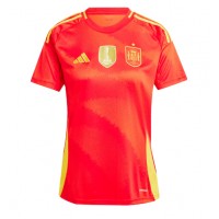 Španielsko Domáci Ženy futbalový dres ME 2024 Krátky Rukáv